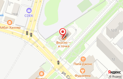 Ресторан быстрого обслуживания Макдоналдс на улице Мубарякова на карте