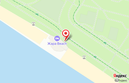 Гостиница Жара Beach Resort на карте