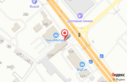 Магазин грузовых автозапчастей в Краснодаре на карте