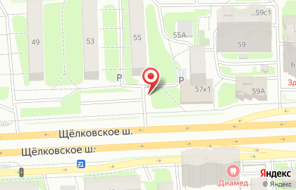 Автостоянка в Москве на карте