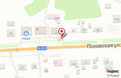 Зеленая карта на карте