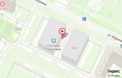 ООО Паркинг на Бадаева в Невском районе на карте
