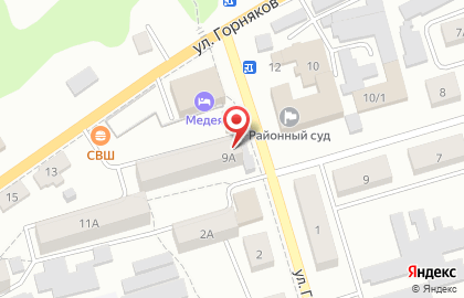 Киоск по продаже печатной продукции Роспечать на улице Горняков на карте
