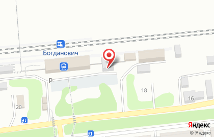 Стрелковая команда станции Богданович на карте