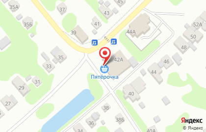 Супермаркет Пятёрочка на улице Максима Горького на карте