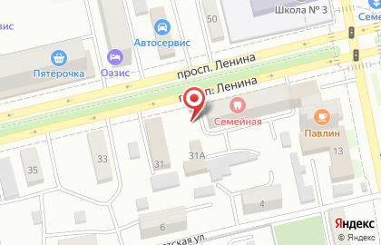Магазин продуктов на проспекте Ленина, 29Б на карте