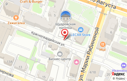 Магазин Красное & Белое в Иваново на карте