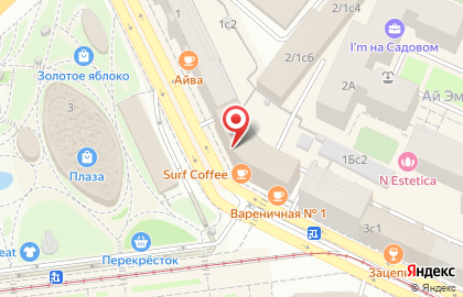 География на Кожевнической улице на карте
