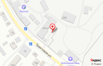 Химчистка-прачечная Индустрия Чистоты на Трактовой улице (АМЗ) на карте