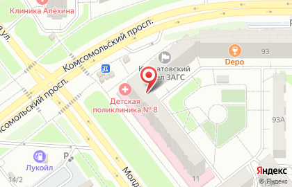 Страховая медицинская компания Астра-Металл на Молдавской улице на карте