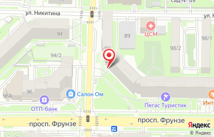 Мастер Техосмотра на проспекте Фрунзе на карте