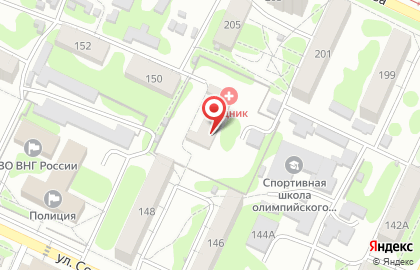 Центр развития ребенка Детский сад №149 на улице Советской Армии на карте