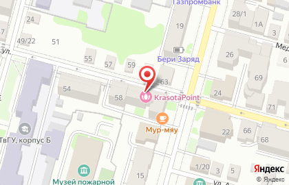 Каникулы в Твери на карте