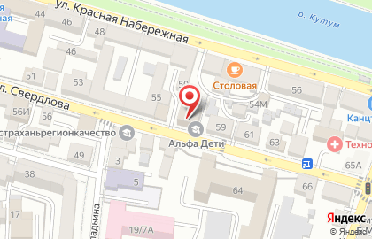 Дверной на улице Свердлова на карте