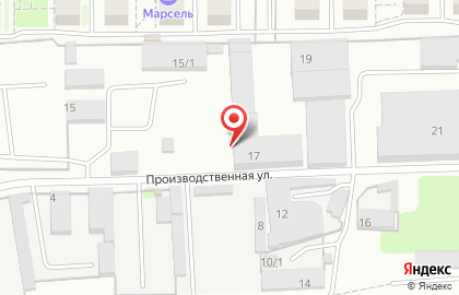 ООО Босфор на Производственной улице на карте