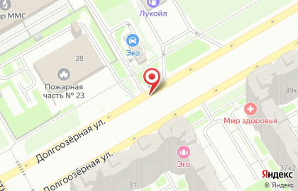 Автостоянка на Долгоозёрной, 31а на карте