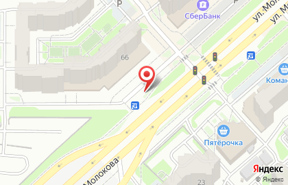 Автомотив на улице Молокова на карте