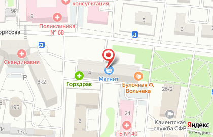 Супермаркет Магнит в Санкт-Петербурге на карте