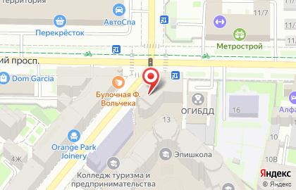 Магазин цветов Палитра на Петрозаводской улице на карте