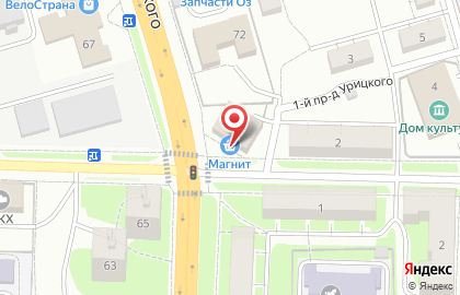 Супермаркет Магнит в Москве на карте