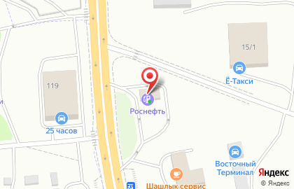 РосНефть-Красноярскнефтепродукт на проспекте Котельникова в Солонцах на карте
