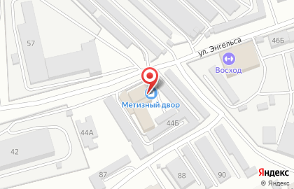 Магазин отделочных материалов и инструмента Метизный Двор в Первомайском районе на карте