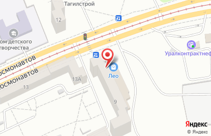 Мебельная компания Финист на улице Космонавтов на карте