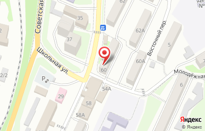 Магазин Пирамида на Школьной улице на карте