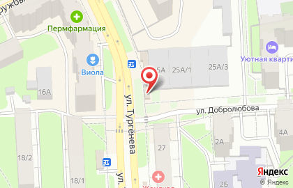 Куединский мясокомбинат на улице Тургенева на карте