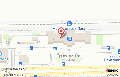 Железнодорожный вокзал Железнодорожный вокзал в Челябинске на карте