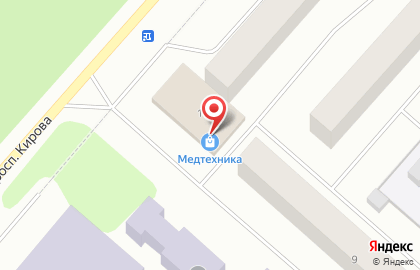 Центр медтехники на проспекте Кирова на карте