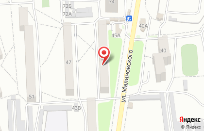 Аква Строй на улице Малиновского на карте