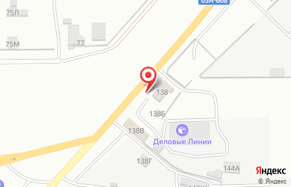 Транспортно-экспедиторская компания Деловые Линии на Шоссейной улице на карте