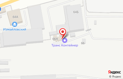 Транспортная компания ТрансКонтейнер в Железнодорожном районе на карте