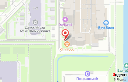 Семейный ресторан Бабушка приехала на улице Адмирала Черокова на карте