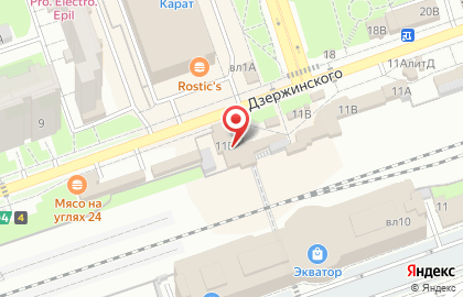 Продуктовый магазин в Москве на карте