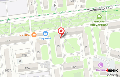 Участковый пункт полиции в Южно-Сахалинске на карте