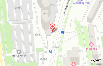 Совёнок на улице Маршала Захарова на карте