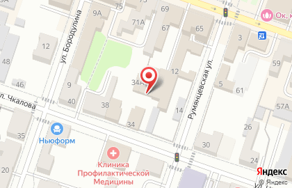 Компания Центурион на улице Чкалова на карте