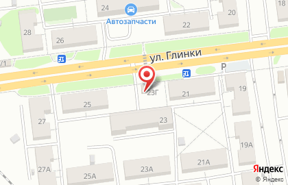 Продовольственный магазин Меркурий в Ленинском районе на карте