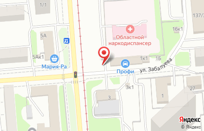 Киоск по продаже кондитерских изделий на улице Забалуева на карте