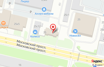 Люис ком на Московском проспекте на карте