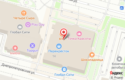 Кафе быстрого питания Китайский вкус на Кировоградской улице на карте