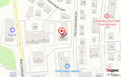 Лесопарковая, 9-11, ТСЖ на карте