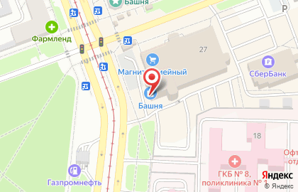 Торговый центр Башня на карте