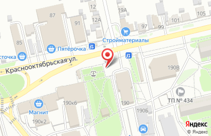 Магазин Селена на Краснооктябрьской улице на карте