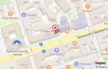 Компания Nice Code на Большой Садовой улице на карте