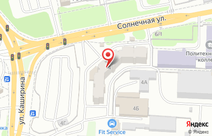 Терминал Прио-Внешторгбанк на Солнечной улице, 4 на карте