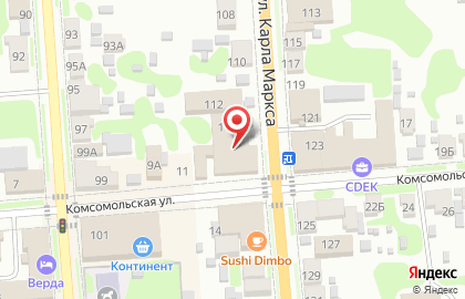 Супермаркет Пятёрочка в Рязани на карте