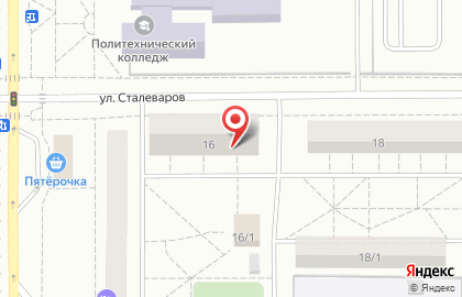 БАТАРЕЙКА, СДАВАЙСЯ! на улице Сталеваров на карте